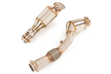 Load image into Gallery viewer, Stone Exhaust BMW S58 G80 G82 G83 Eddy Catalytic Downpipe (M3 & M4)
