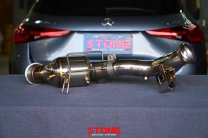 Stone Exhaust Mercedes-Benz M139 W/S/C206 Eddy Catalytic Downpipe (Inc. C43)