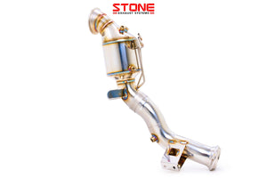 Stone Exhaust Mercedes-Benz M139 W/S/C206 Eddy Catalytic Downpipe (Inc. C63)