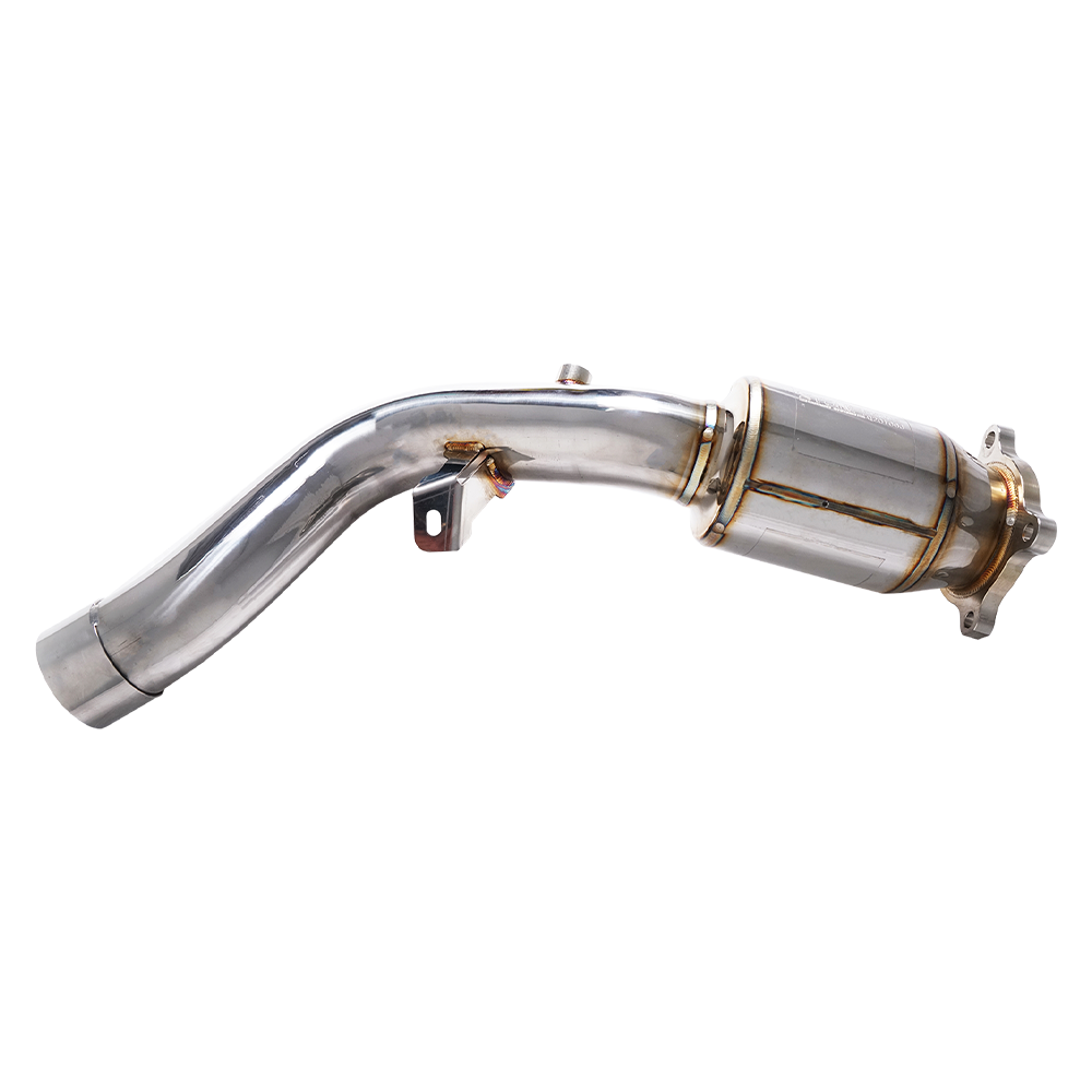 Stone Exhaust Ford MK6 Mustang 2.3T Ecoboost Eddy Catalytic Downpipie | Stone Exhaust USA