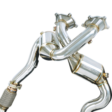 Load image into Gallery viewer, Stone Exhaust Audi CWUB CWBC C7 RS6 Eddy Catalytic Downpipe